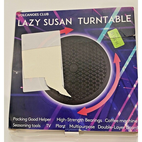 VOLCANOES CLUB‎ Lazy Susan Turntable Organizer - 12 Inch Heavy Duty Rotating - Picture 6 of 6